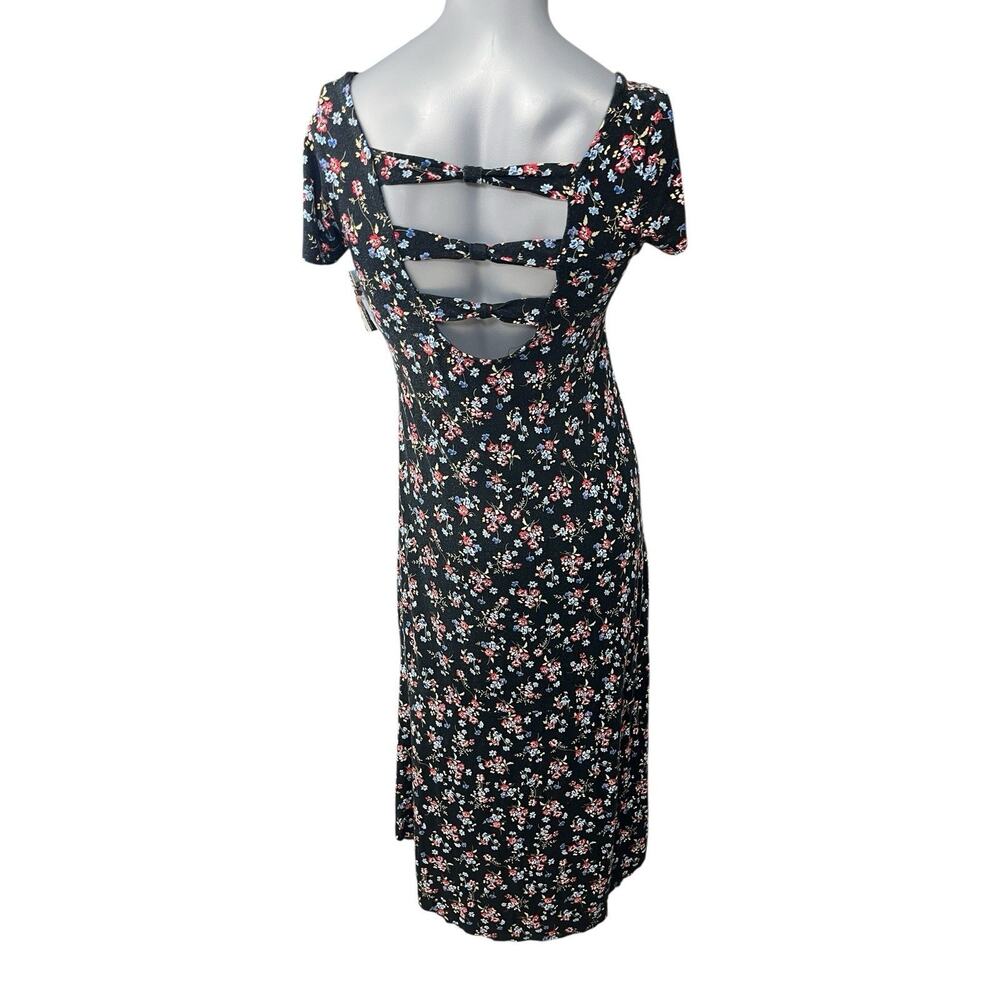 Y2K Floral Flowy Dress Asymmetric Fairy Grunge Large Romantic Whimsygoth - Picture 7 of 9